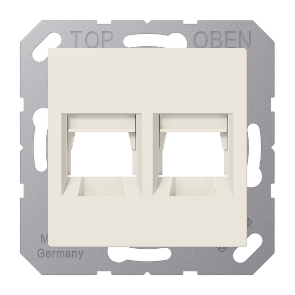 Centre plate for MJ f. 2 sockets A1569-2PAND image 1