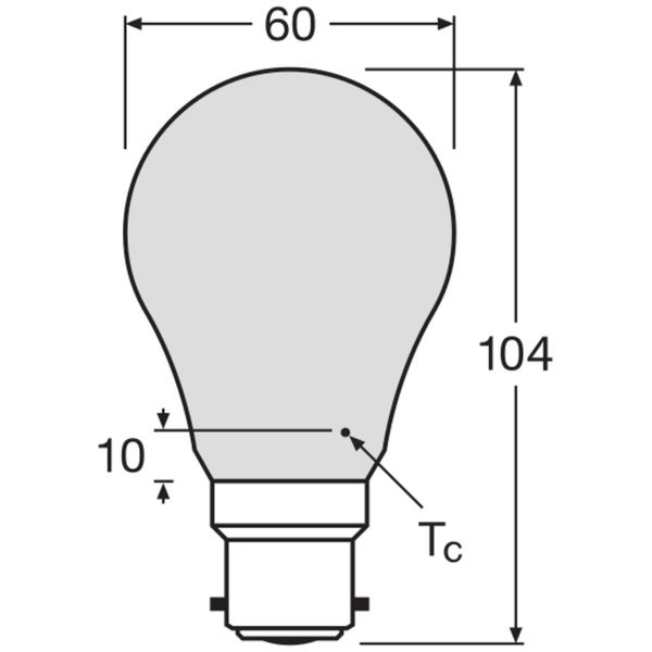 LED Retrofit CLASSIC A DIM 7.5W 827 Frosted B22d image 8