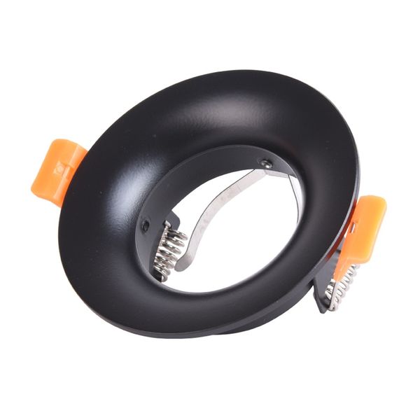 Reto Round Fixed Recessed Light Black image 1