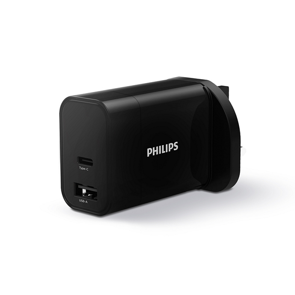 DLP2621/03 PHILIPS Wall charger 30W 1xUSB-A 1xUSB image 1