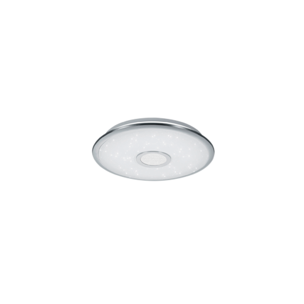 Osaka LED ceiling lamp 42 cm chrome image 1