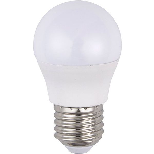 LED E27 Ball G45x81 100-240V 400Lm 5W 830 160° AC/DC Opal Non-Dim image 2