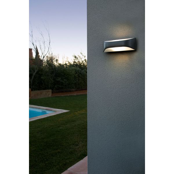 VIEW DARK GREY WALL LAMP E27 15W IP44 image 2