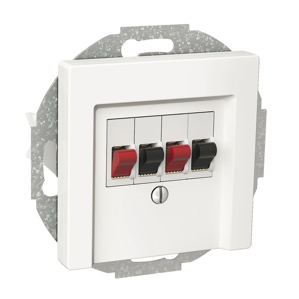 Exxact loudspeaker socket-outlet white image 3