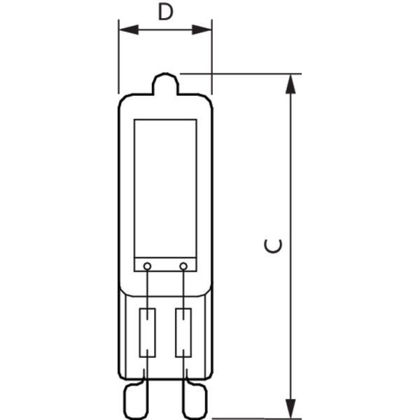 CorePro LEDcapsule 2-25W ND G9 827 G image 3