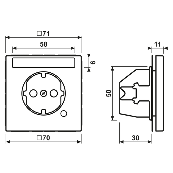 SCHUKO socket LS1520NAKOWW image 4