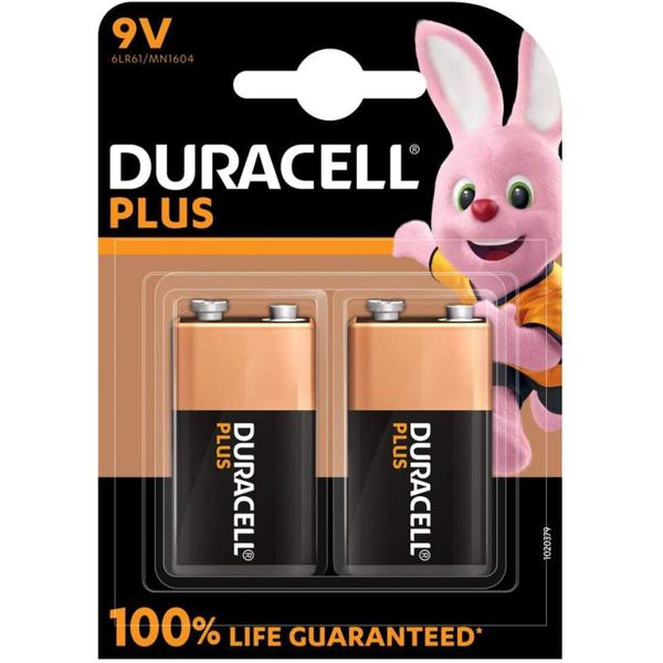 DURACELL Plus MN1604 9V BL2 image 1