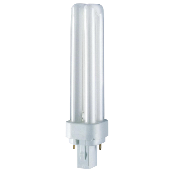 CFL Bulb PL-C G24d-2 18W/827 (2-pins) DULUX D PATRON image 1