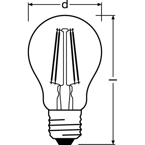 Vintage 1906® LED CLASSIC A 7.5W 824 Gold E27 image 4