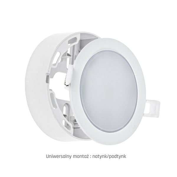 ALGINE 2IN1 SURFACE-RECESSED DOWNLIGHT 6W 560LM WW 230V IP20 ROUND image 16