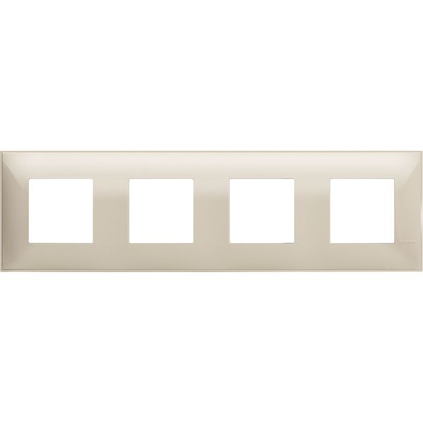 CLASSIA - COVER PLATE 2X4P CREAM image 1