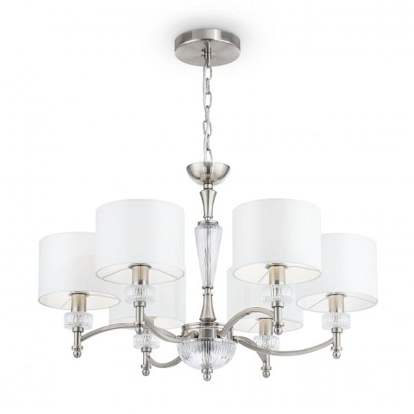 Neoclassic Alicante Chandelier Nickel image 2