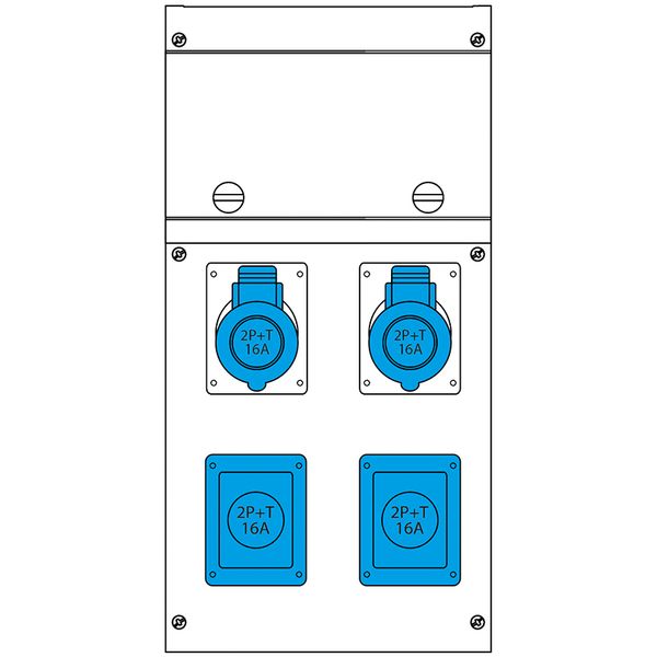 WALL BOX 1 SOCKET TYPE 2 image 1