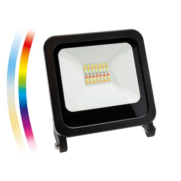 NOCTIS FLOODLIGHT 24W RGBW+CCT+DIMM Wi-Fi/BT 230V IP65 83x104x23mm BLACK Spectrum SMART image 32