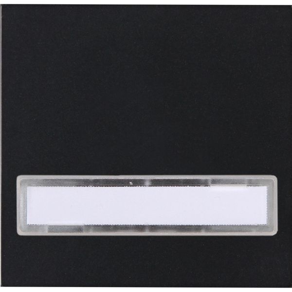HK07 - Flächenwippe mit Beschriftungsfeld, Farbe: schwarz matt image 1