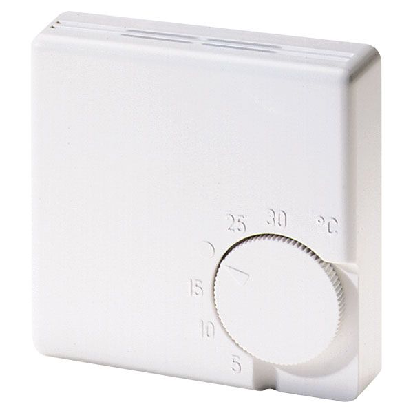 Room controller, 5-30C, AC 24 ... 240V, 1NC, 0.5-1A / 1.5-16A image 1