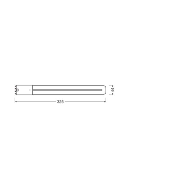 DULUX LED L HF & AC MAINS V 12W 830  2G11 image 8