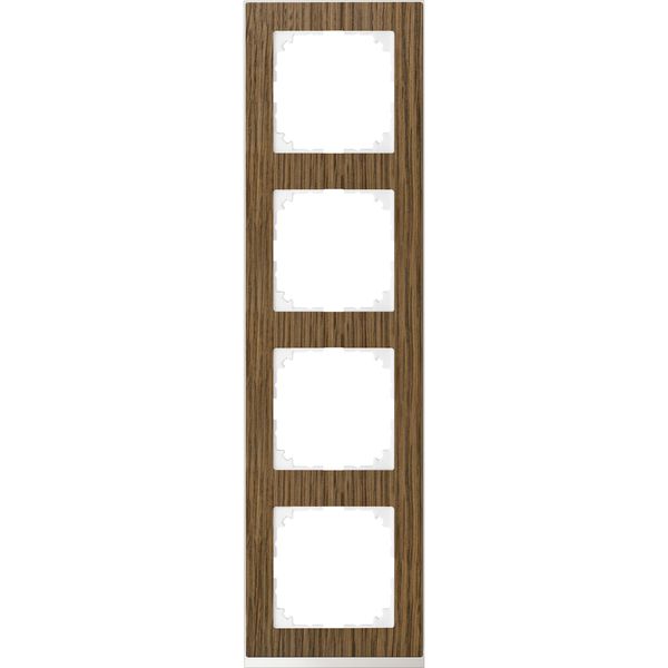 M-Pure Decor 4-gang frame Oak image 1