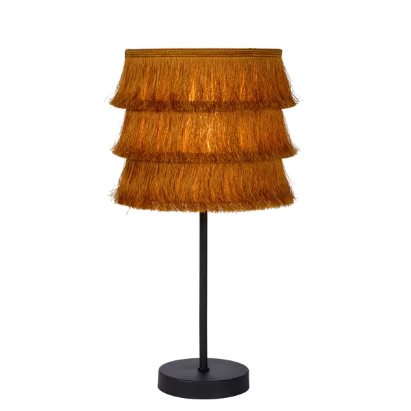 Lucide EXTRAVAGANZA TOGO - Table lamp - Ø 18 cm - 1xE14 - Ocher Yellow image 1