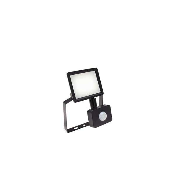 NOCTIS LUX 3 FLOODLIGHT 10W NW 230V IP44 114x150x53mm BLACK with PIR sensor image 2