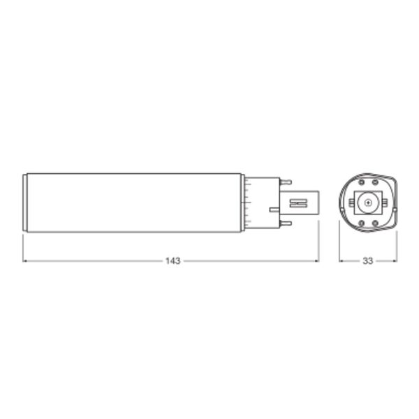 DULUX LED D/E HF & AC MAINS V 7W 830 G24Q-2 image 9