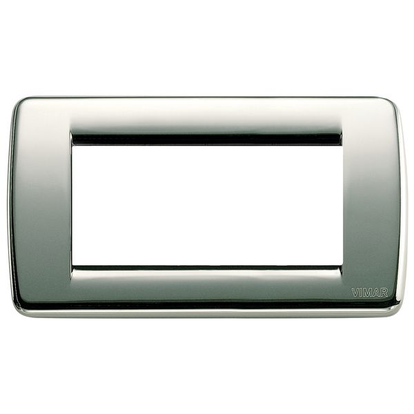 Rondò plate 4M metal chrome image 1