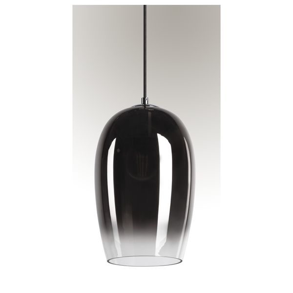 PANTILO OVAL PD, E27 pendant light, chrome image 3