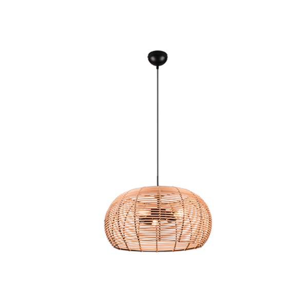 Inga pendant 50 cm 3xE27 rattan image 1