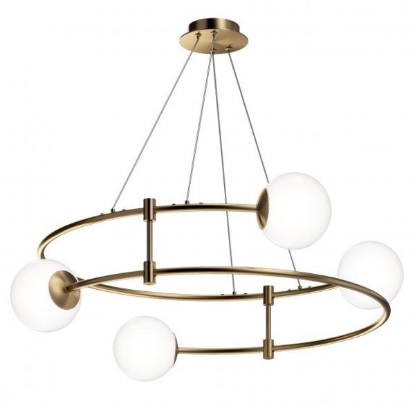 Modern Balance Pendant Lamp Gold image 3