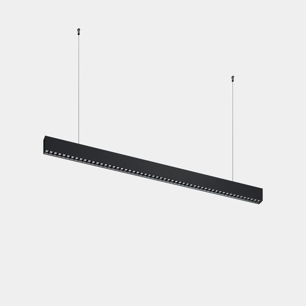 Lineal lighting system Infinite Slim Continuidad Pendant 1120mm 28.7 4000K CRI 90 DALI-2/PUSH Black IP40 3104lm image 1