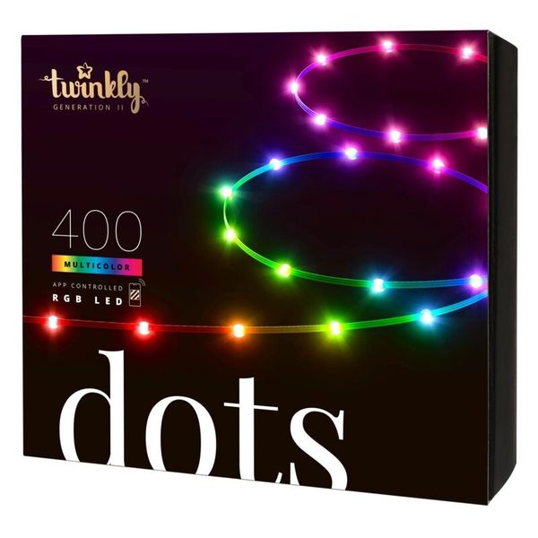 400L RGB Dots Light, 20 meter long, Black, BT+WiFi, Gen II, IP44, Plug F image 1