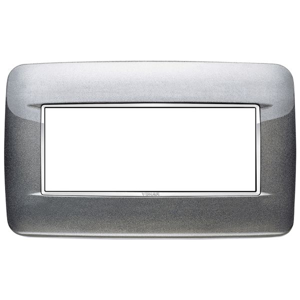 Round plate 5MBS Bright Atlantic grey image 1