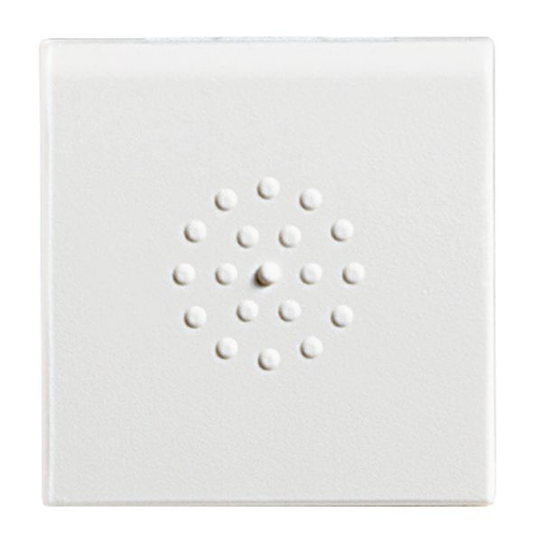 LL - KEY COVER  DOUBLE PUSHBUTTON WHITE image 1