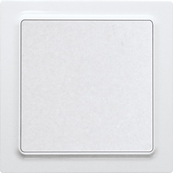 Wireless 2-way pushbutton in E-Design55, polar white mat image 1