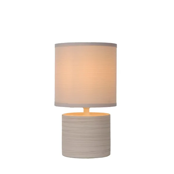 GREASBY Table Lamp E14 H26cm Cream image 1