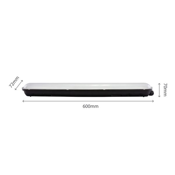 LIMEA GIGANT HERMETYK 600mm 20W NW 230V 120st IP65 IK09 600x72x70mm BLACK image 14