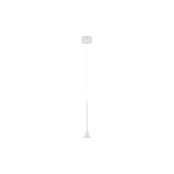 Triac Dimmable White Aluminium  LED 6 Watt 220-240 Volt  262Lm 3000K IP20  D: 6 H: 200 cm Adjustable Height image 1