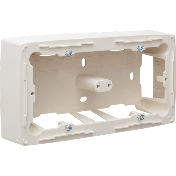 Double surface-mounting box for all flush-mounting devices from the Or image 2