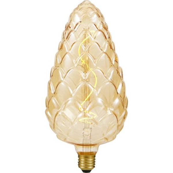 LED E27 Fila XXL FleX Pine-Cone 120x250 230V 200Lm 4W 920 AC Gold Dim image 1