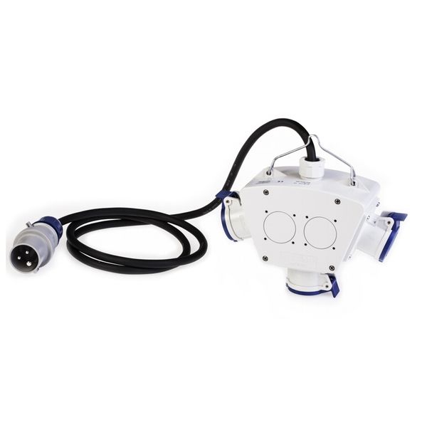 3-WAY ADAPTOR IP44 WITH CABLE AND PLUG image 3