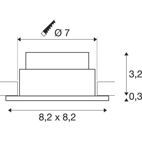 NEW TRIA angular, white, 1800-3000K, 7.2W image 1