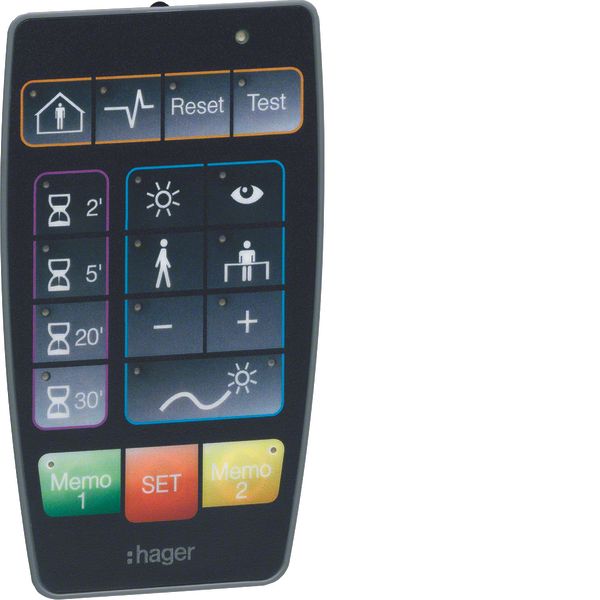 Remote control for settings for presence detectors 360° monobloc image 1