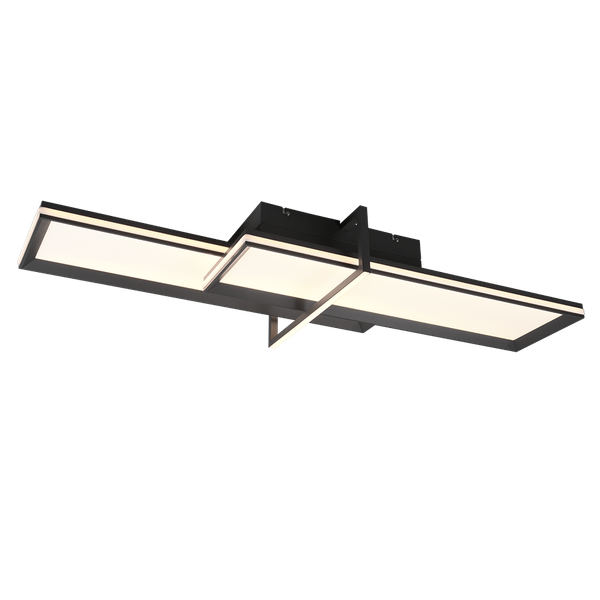 Charleston LED ceiling lamp anthracite image 1