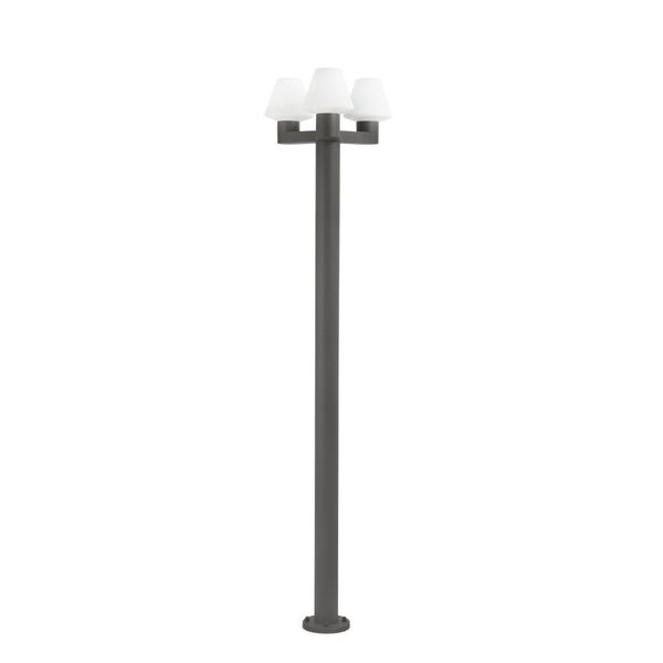 MISTU DARK GREY LAMPPOST 3XE27 MAX 15W image 1