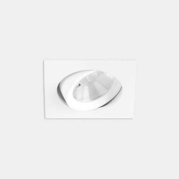 Downlight Play Flat Square Adjustable White IP23 image 1