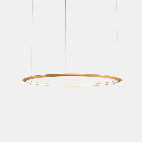 Pendant Circular Inward ø1200 Surface LED 63.5W 2809lm 4000K Gold image 1