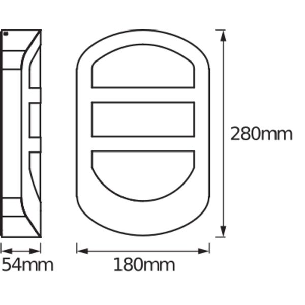 ENDURA STYLE PLATE Wall 12W image 3