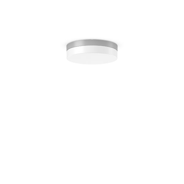 FLAT SLIM round, 12 W, 1150 lm, 830, silver, DALI Ceiling and wall lum image 2