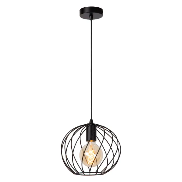 DANZA Pendant light-Black-Ø25-1xE27-40W-Metal image 1