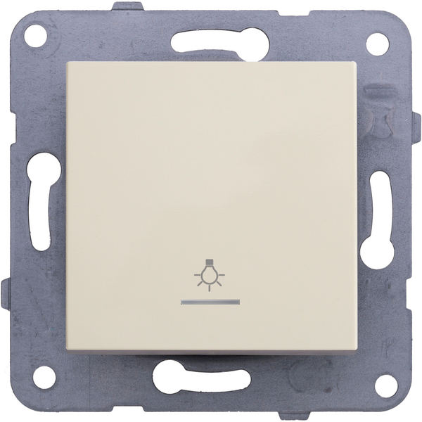 Karre Plus-Arkedia Beige Illuminated Light Switch image 1